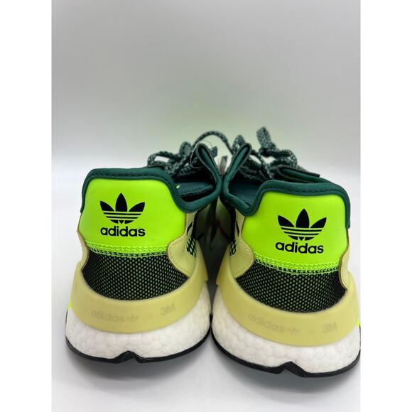 Adidas Nite Jogger Sneakers Green/White 3M Reflective EF5406 Men’s Size 12 NWT - Picture 10 of 16